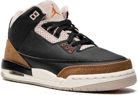 Jordan Kids Air Jordan 3 'Desert Elephant' sneakers Zwart