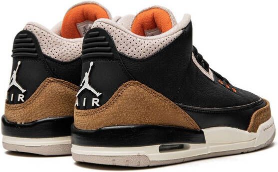 Jordan Kids Air Jordan 3 'Desert Elephant' sneakers Zwart