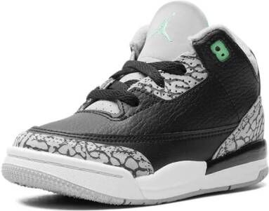 Jordan Kids Air Jordan 3 "Green Glow" sneakers Zwart