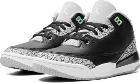 Jordan Kids Air Jordan 3 leren sneakers Zwart