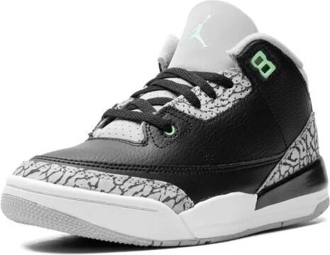 Jordan Kids Air Jordan 3 leren sneakers Zwart