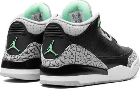 Jordan Kids Air Jordan 3 leren sneakers Zwart