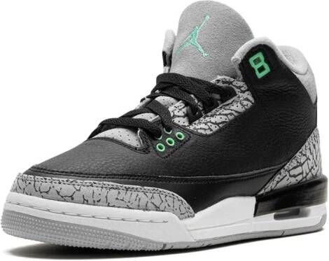 Jordan Kids Air Jordan 3 leren sneakers Zwart