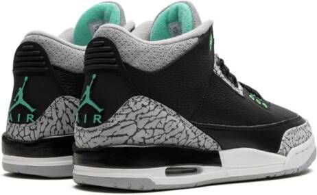 Jordan Kids Air Jordan 3 leren sneakers Zwart