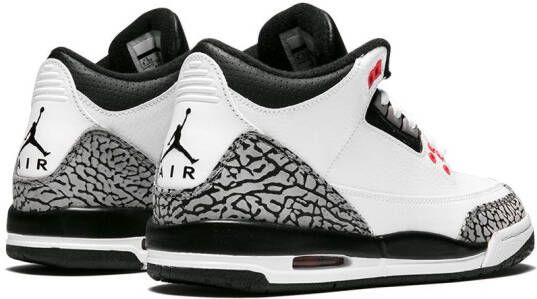 Jordan Kids Air Jordan 3 Retro BG sneakers Wit