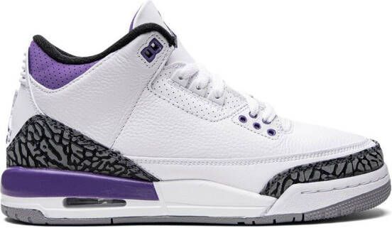 Jordan Kids Iris Air Jordan 3 Retro "Iris" sneakers Wit