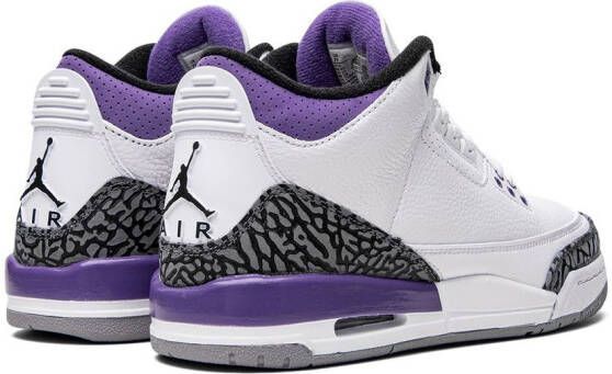 Jordan Kids Iris Air Jordan 3 Retro "Iris" sneakers Wit