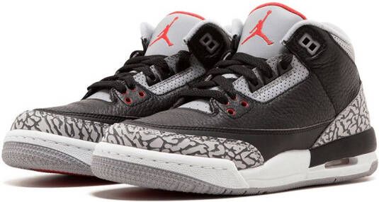 Jordan Kids Air Jordan 3 Retro sneakers Zwart