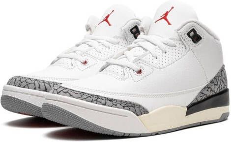 Jordan Kids "Air Jordan 3 White Cement 3 Reimagined 2023 sneakers" Wit