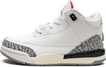 Jordan Kids "Air Jordan 3 White Cement 3 Reimagined 2023 sneakers" Wit