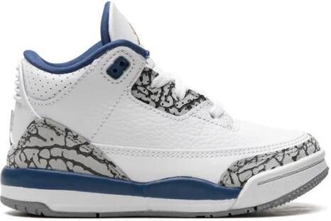 Jordan Kids "Air Jordan 3 Wizards sneakers" Wit