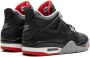 Jordan Kids Air Jordan 4 "Bred Reimagined" sneakers Zwart - Thumbnail 4