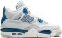 Jordan Kids Air Jordan 4 'Military Blue' sneakers Wit - Thumbnail 2