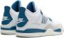 Jordan Kids Air Jordan 4 'Military Blue' sneakers Wit - Thumbnail 3