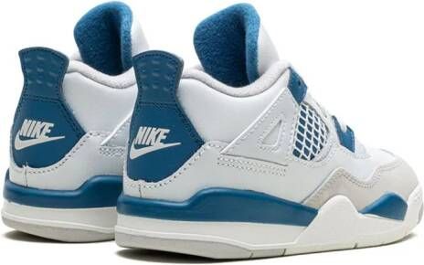 Jordan Kids Air Jordan 4 'Military Blue' sneakers Wit