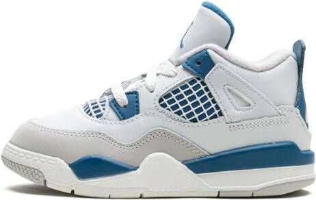 Jordan Kids Air Jordan 4 'Military Blue' sneakers Wit