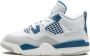 Jordan Kids Air Jordan 4 'Military Blue' sneakers Wit - Thumbnail 5