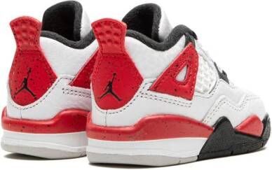 Jordan Kids "Air Jordan 4 Red Cement sneakers" Wit