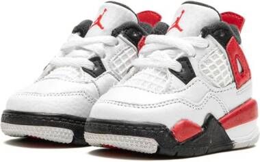 Jordan Kids "Air Jordan 4 Red Cement sneakers" Wit