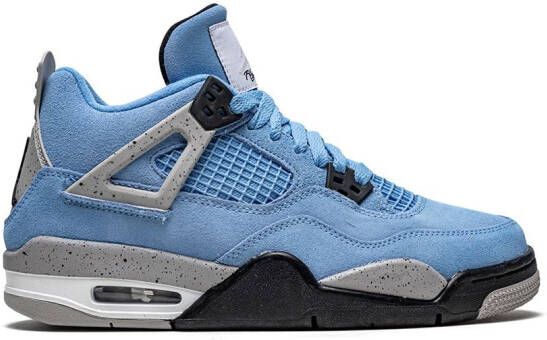 Jordan Kids Air Jordan 4 Retro "University Blue" sneakers Blauw