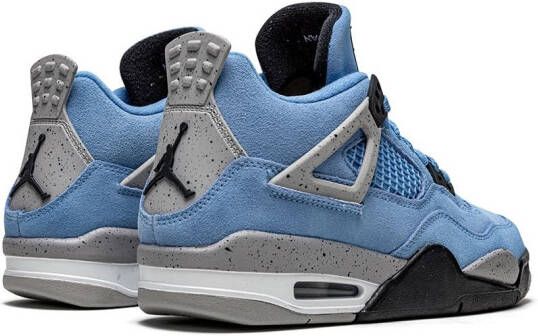 Jordan Kids Air Jordan 4 Retro "University Blue" sneakers Blauw