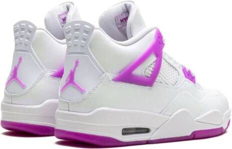 Jordan Kids Air Jordan 4 Retro "Hyper Violet" sneakers Wit