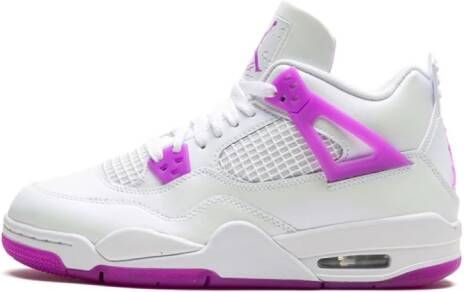 Jordan Kids Air Jordan 4 Retro "Hyper Violet" sneakers Wit