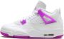 Jordan Kids Air Jordan 4 Retro "Hyper Violet" sneakers Wit - Thumbnail 5