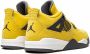 Jordan Kids "Air Jordan 4 Retro Lightning sneakers" Geel - Thumbnail 3