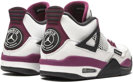 Jordan Kids "Air Jordan 4 Retro Paris Saint Germain sneakers" Wit