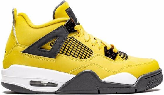 Jordan Kids Air Jordan 4 Retro "Lightning 2021" sneakers Geel