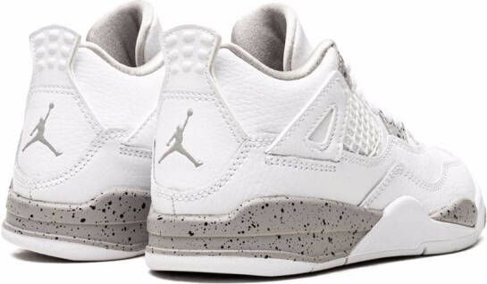 Jordan Kids Air Jordan 4 Retro sneakers Wit