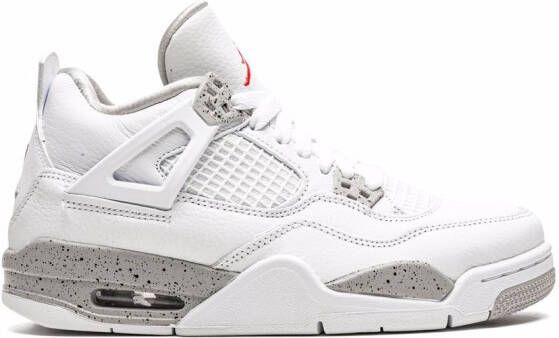 Jordan Kids Air Jordan 4 Retro sneakers Wit