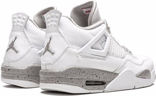 Jordan Kids Air Jordan 4 Retro sneakers Wit