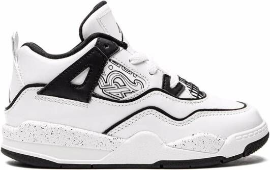 Jordan Kids Air Jordan 4 Retro sneakers Wit