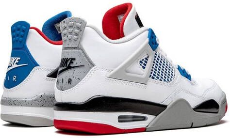 Jordan Kids Air Jordan 4 Retro sneakers Wit