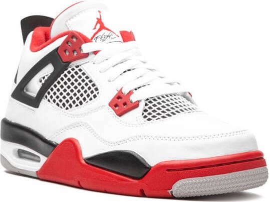 Jordan Kids Air Jordan 4 Retro sneakers Wit