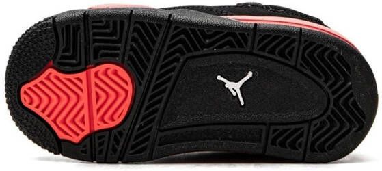 Jordan Kids Air Jordan 4 Retro sneakers Zwart