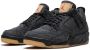 Jordan Kids Air Jordan 4 RTR Levis NRG BG sneakers Zwart - Thumbnail 2