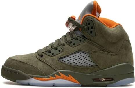 Jordan Kids Air Jordan 5 "Olive" sneakers Groen