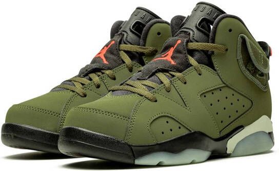 Jordan Kids Air Jordan 6 high-top sneakers Groen