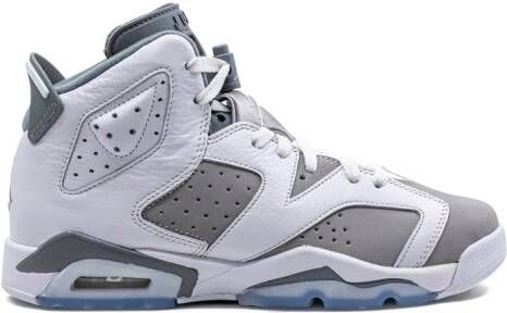 Jordan Kids "Air Jordan 6 Mid BG Cool Grey sneakers" Wit