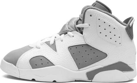 Jordan Kids "Air Jordan 6 PS Cool Grey sneakers" Wit