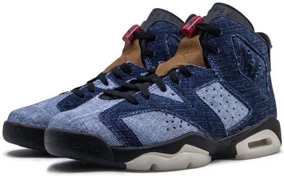 Jordan Kids Air Jordan 6 Retro sneakers Blauw