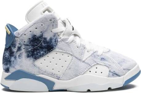 Jordan Kids "Air Jordan 6 Retro Washed Denim sneakers" Wit