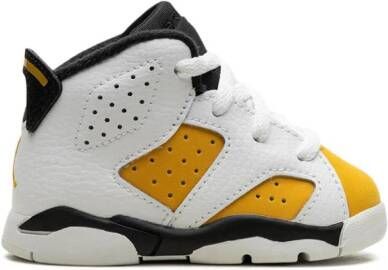 Jordan Kids Air Jordan 6 Retro "Yellow Ochre" sneakers Wit