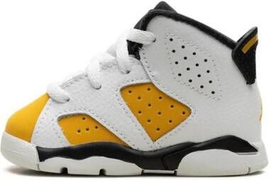 Jordan Kids Air Jordan 6 Retro "Yellow Ochre" sneakers Wit