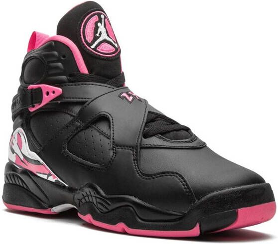 Jordan Kids Air Jordan 8 Retro sneakers Zwart