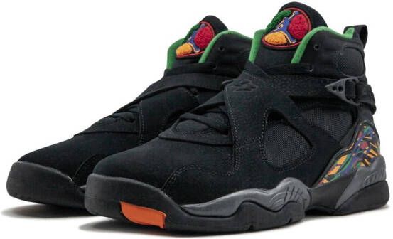 Jordan Kids Air Jordan Retro 8 sneakers Zwart