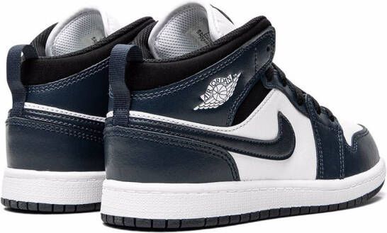 Jordan Kids "Jordan 1 Mid Armory Navy sneakers" Blauw